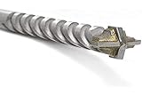 Fischer - D-SDX Broca cilíndrica de cuatro puntas para mampostería, hormigón y piedra - Punta de carburo de tungsteno - Para taladro común y giratorios, 545699