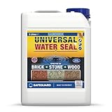 Raincheck Impermeabilizante Hidrofugante para Madera, Piedra y Ladrillo - 5L - Transpirable, Transparente y Listo para Usar sobre Terrazas y Paredes