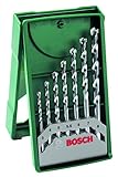Bosch Professional 2607019581 Bosch Mini X-Line-Set de 7 Brocas para Piedra (Ø 3/4/5/5,5/6/7/8 mm), Piezas